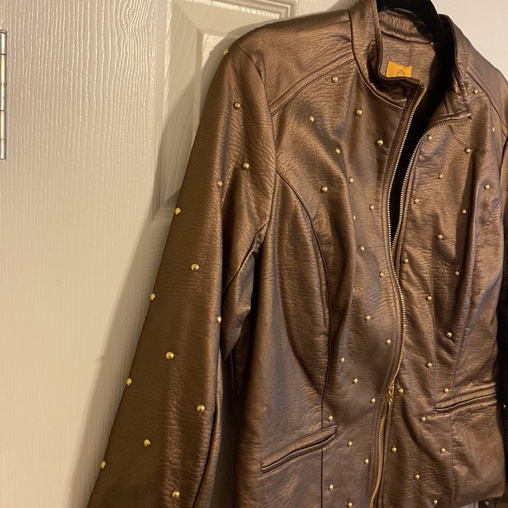 Ruby Red Motorcycle Jacket - image 4